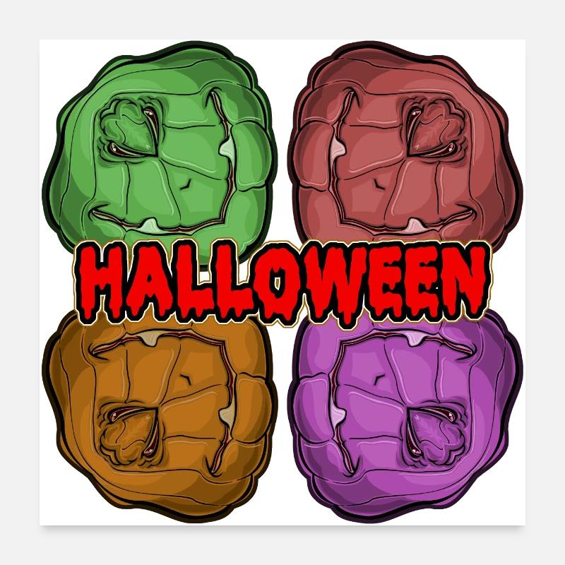 HALLOWEEN - Poster 24" x 24" (60x60 cm) - white