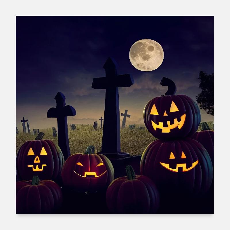 Träumen Sie von Halloween Poster 60x60 cm