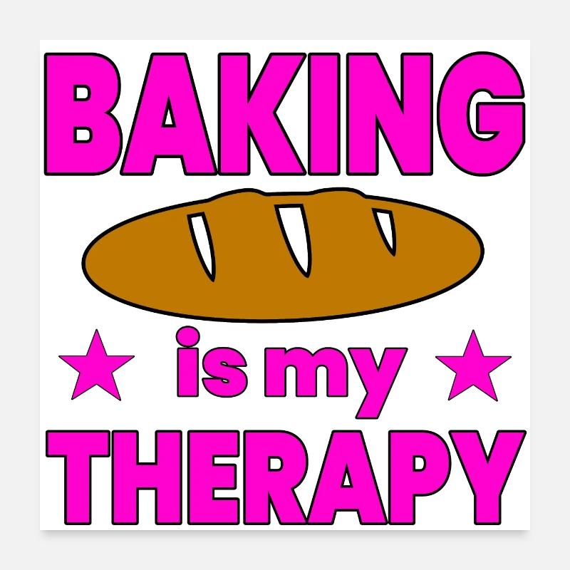 Backen Poster 60x60 cm
