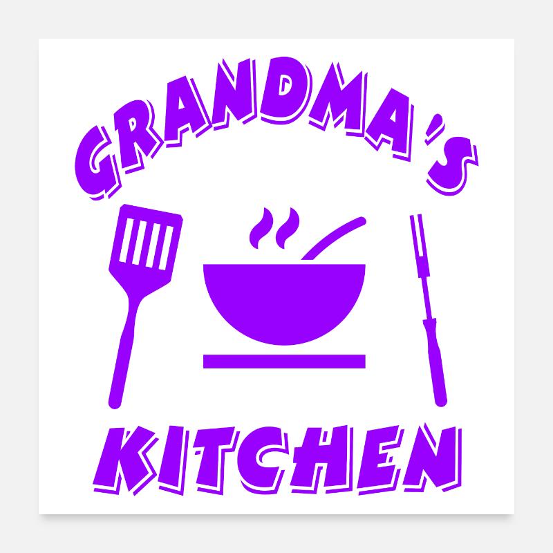 Cuisine Poster 60 x 60 cm