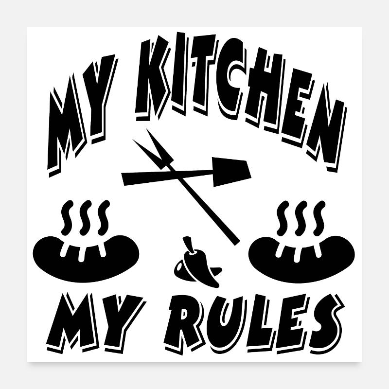 Cuisine Poster 60 x 60 cm