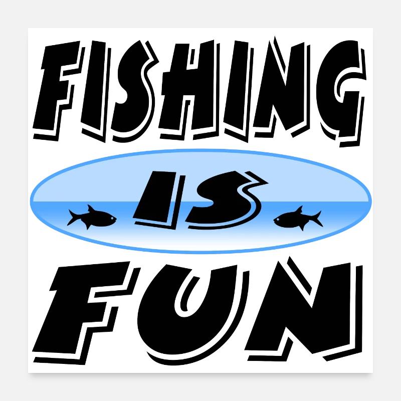 Angling Poster 24" x 24" (60x60 cm)