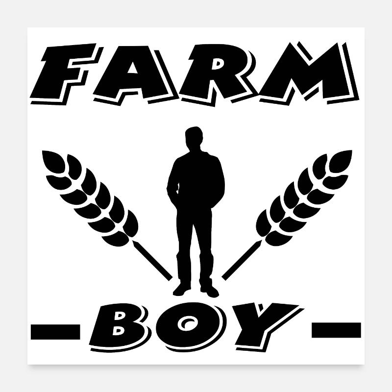 Ferme Poster 60 x 60 cm