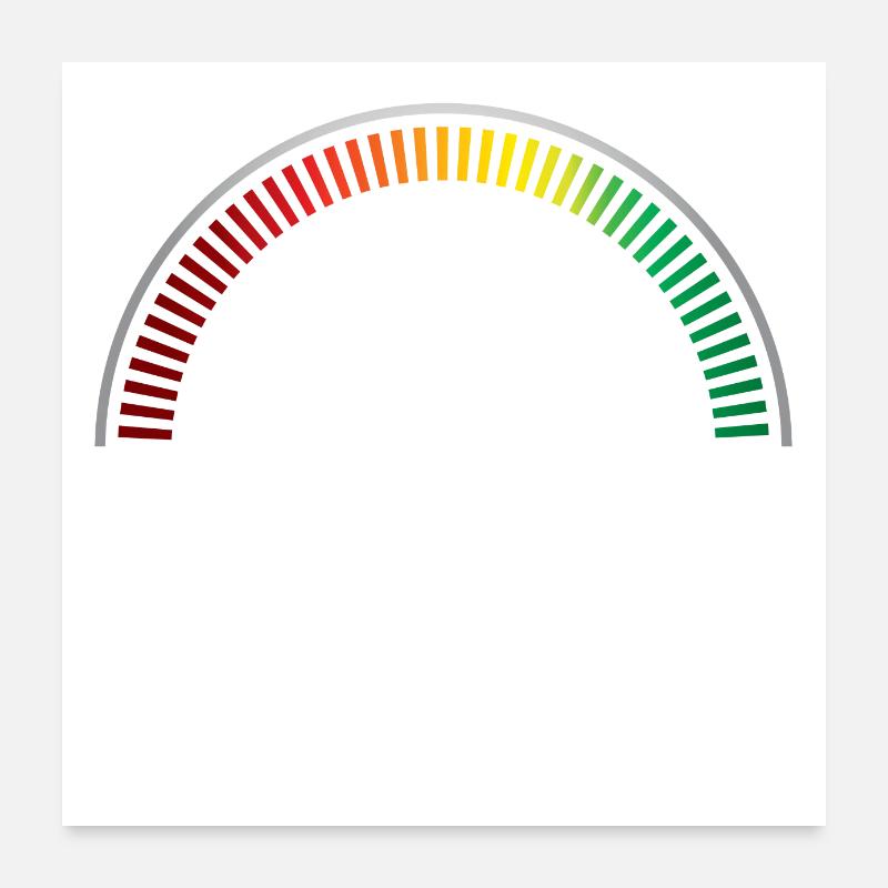 Anniversaire 17 ans Compteur Poster 60 x 60 cm