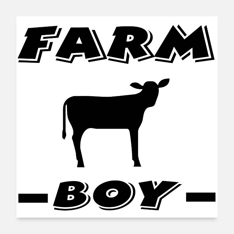 Ferme Poster 60 x 60 cm