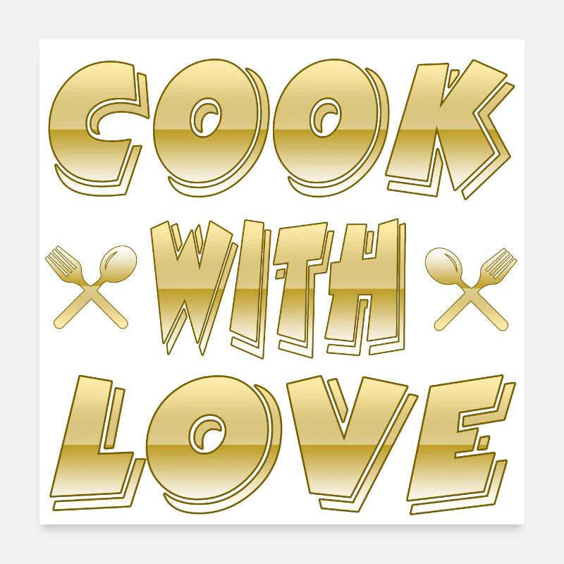 Cook Poster 24" x 24" (60x60 cm)