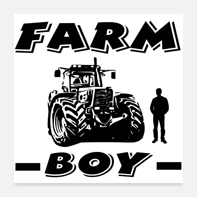 Ferme Poster 60 x 60 cm