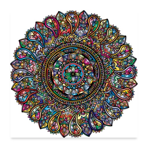 Art Mandala - Poster 60x60 cm