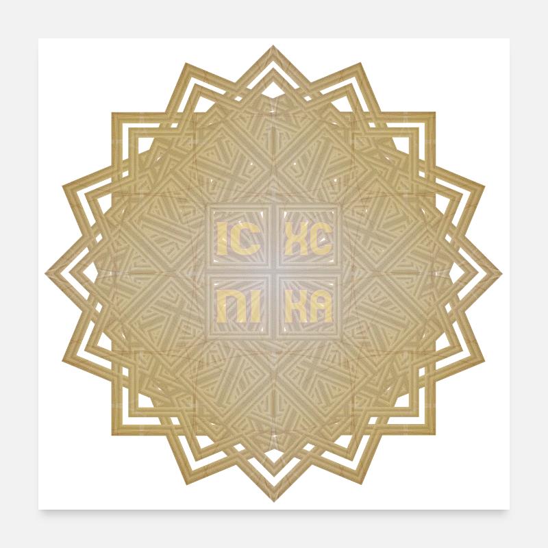 Star IC XC NIKA Poster 60 x 60 cm
