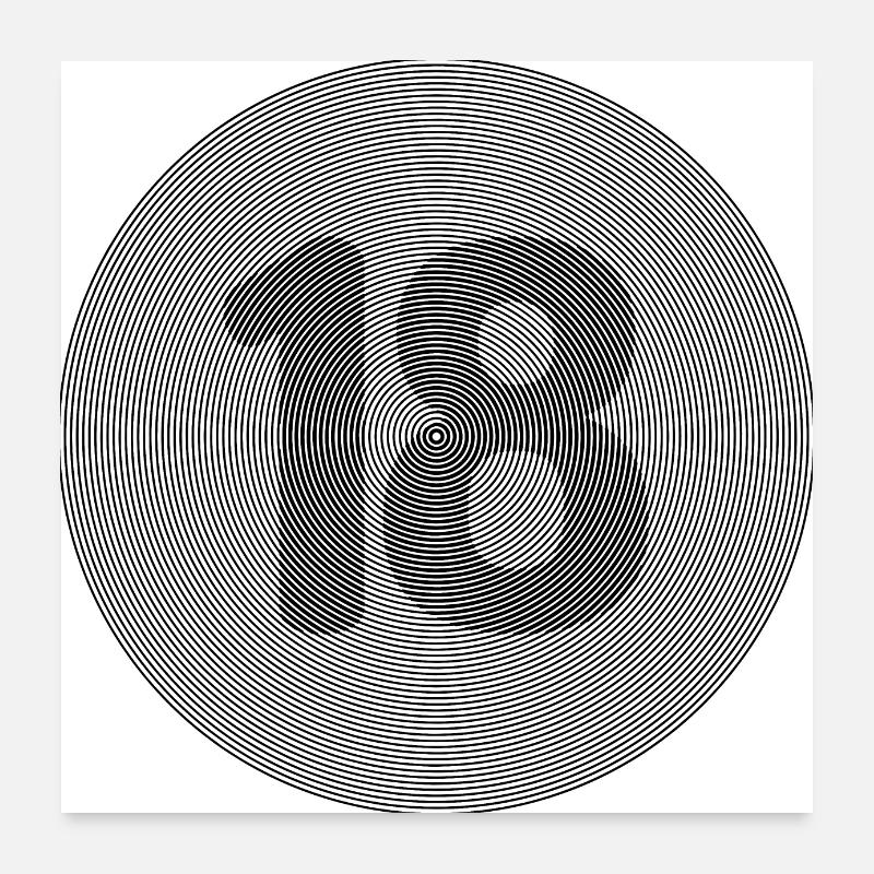 18 Poster 24" x 24" (60x60 cm)