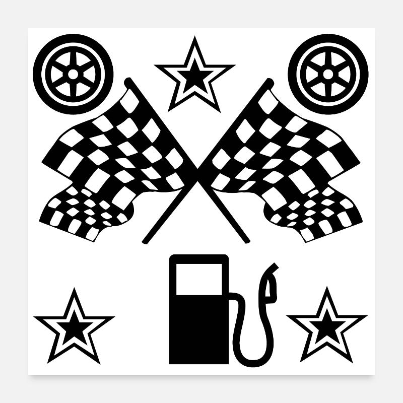 Auto Poster 60x60 cm