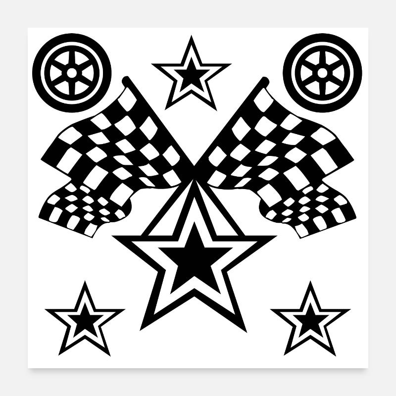 Car Poster 24" x 24" (60x60 cm)