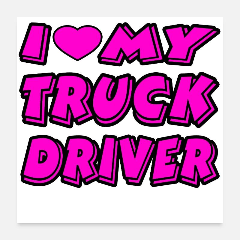 Camion Poster 60 x 60 cm