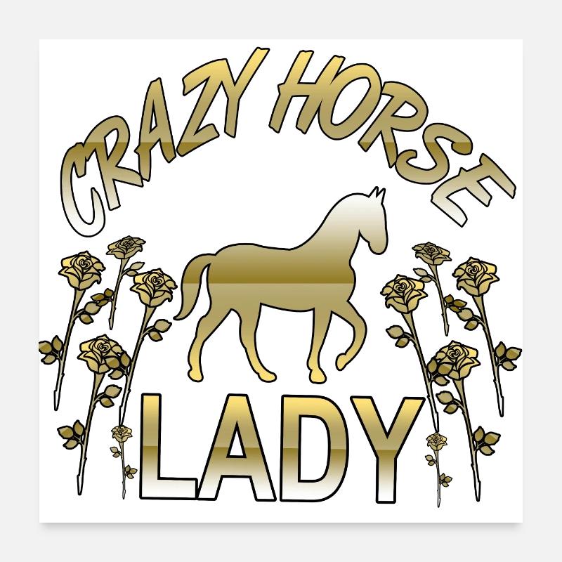 Horse Poster 24" x 24" (60x60 cm)