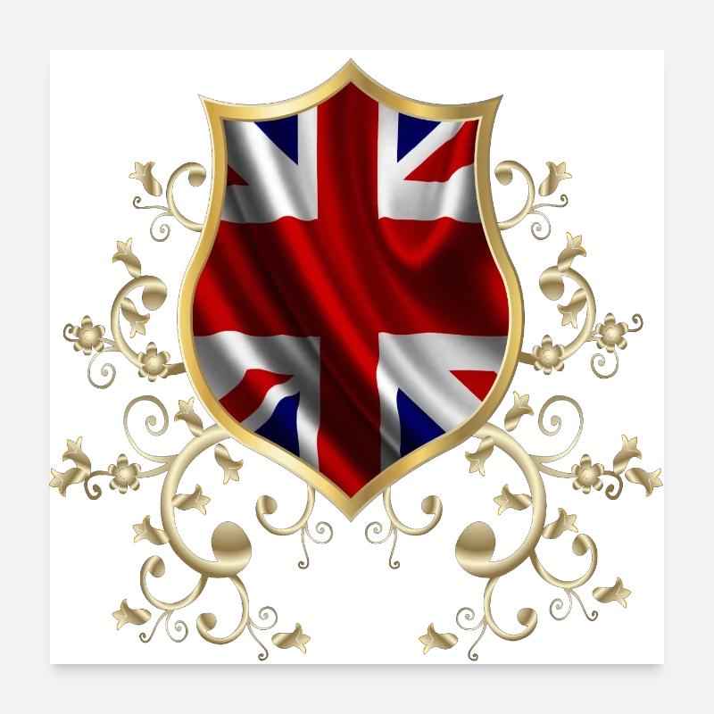 Angleterre Royaume-Uni Londres Anglais britannique Royaume-Uni Poster 60 x 60 cm