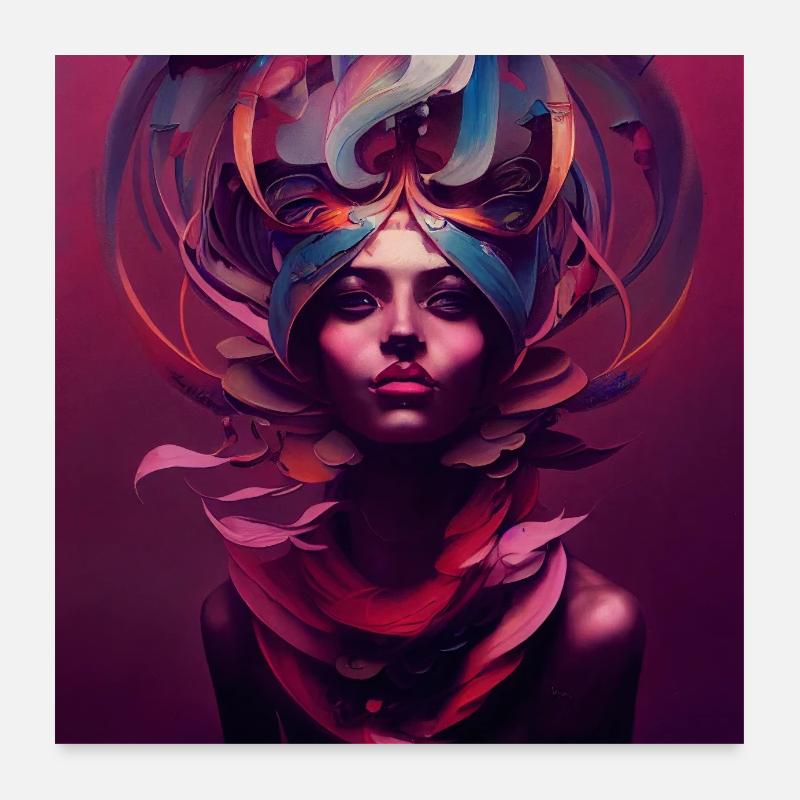 MANNEQUIN EXTRATERRESTRE Poster 60 x 60 cm