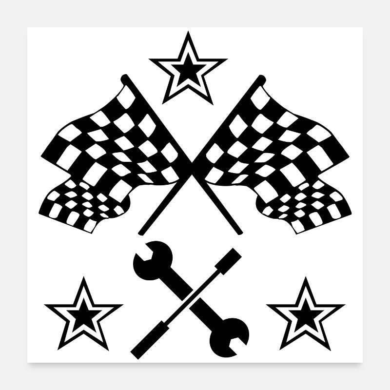 Car Poster 24" x 24" (60x60 cm)