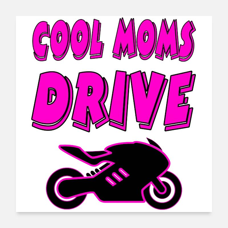 Motorcycle Poster 24" x 24" (60x60 cm)