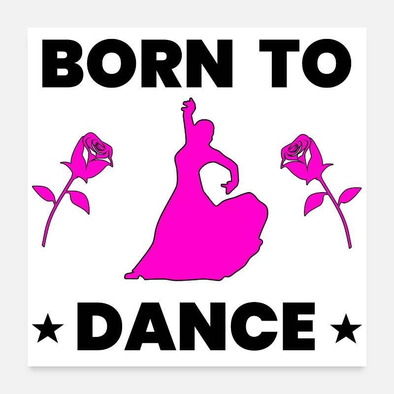 Tanzen Poster 60x60 cm