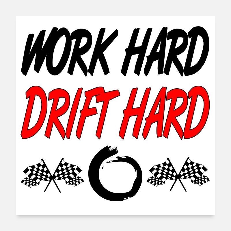 Voiture Poster 60 x 60 cm