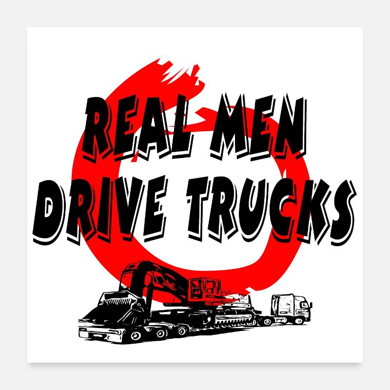 Camion Poster 60 x 60 cm