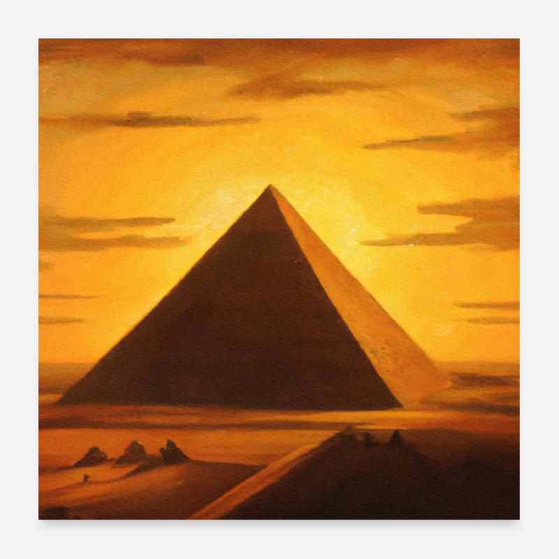 Great Pyramid Poster 24" x 24" (60x60 cm)