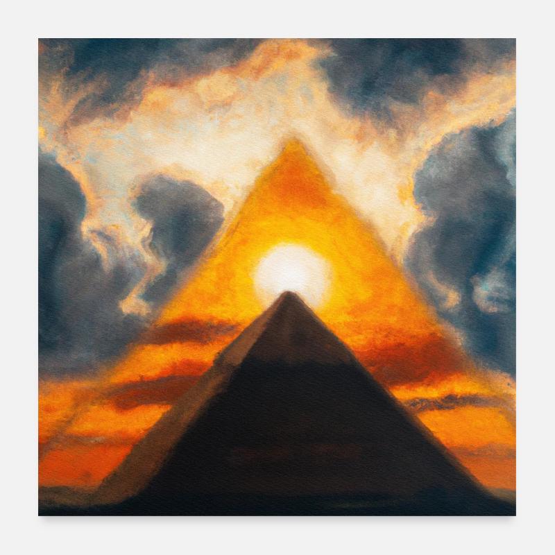 Great Pyramid Poster 24" x 24" (60x60 cm)
