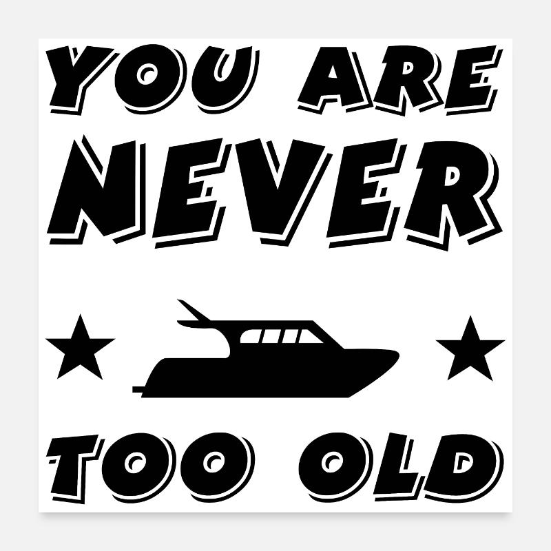 Boat Poster 24" x 24" (60x60 cm)