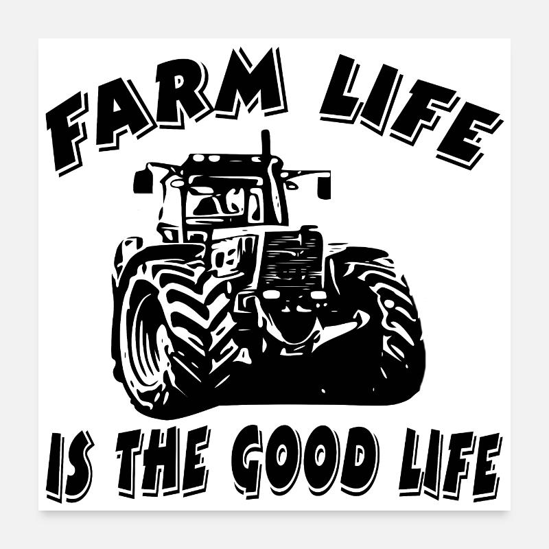 Ferme Poster 60 x 60 cm