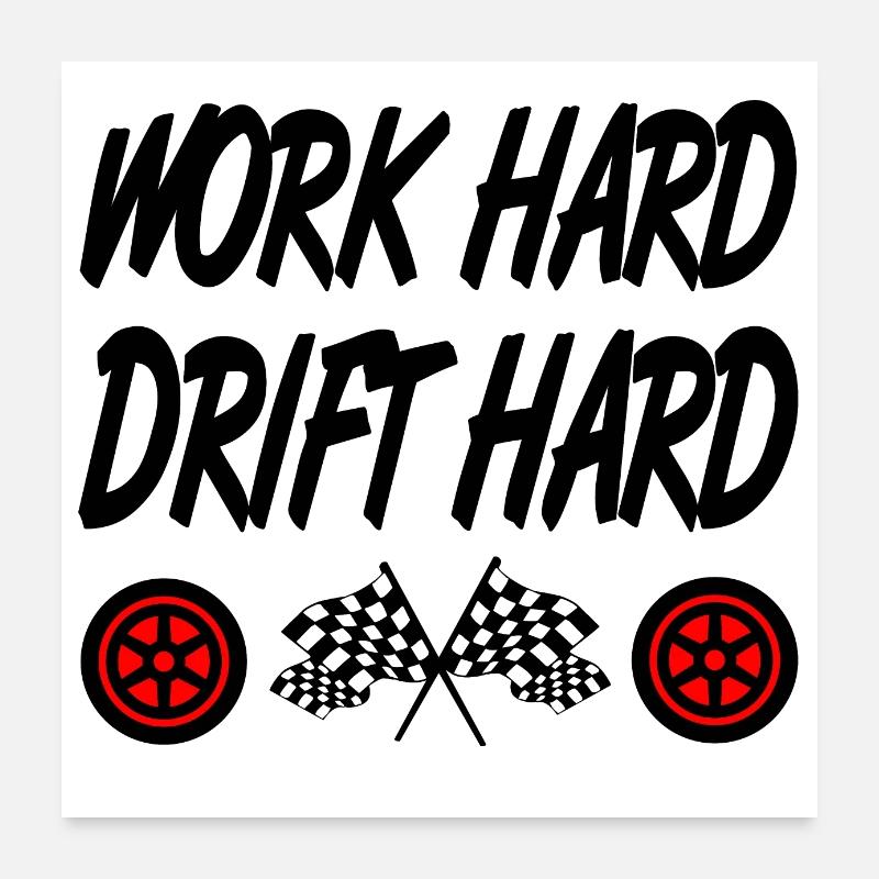 Voiture Poster 60 x 60 cm