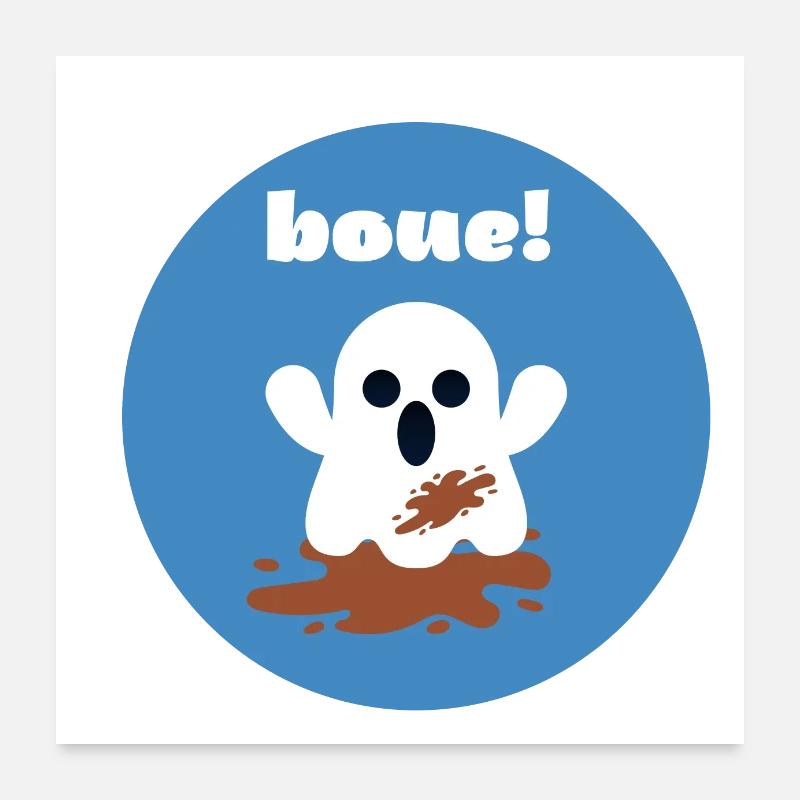 fantôme Poster 60 x 60 cm