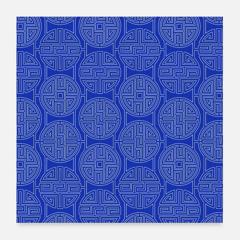 Modèle chinois Poster 60 x 60 cm
