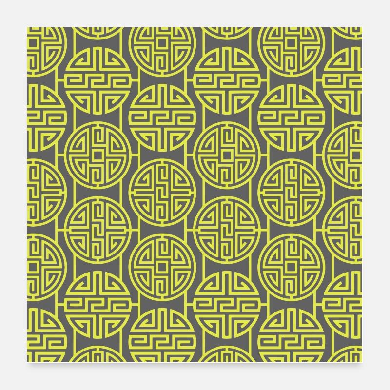 Modèle chinois Poster 60 x 60 cm