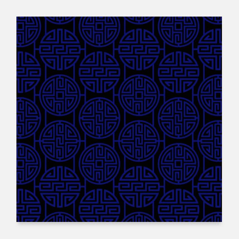 Modèle chinois Poster 60 x 60 cm