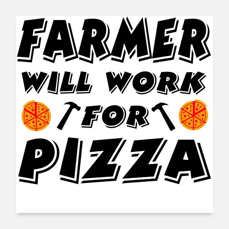 Farmer Poster 24" x 24" (60x60 cm)