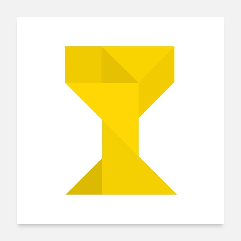 Trophée - Tangram Poster 60 x 60 cm
