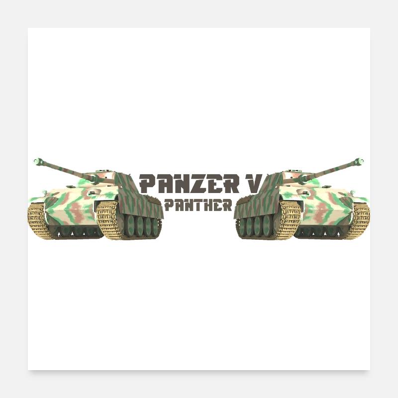 PANTHER Poster 60 x 60 cm