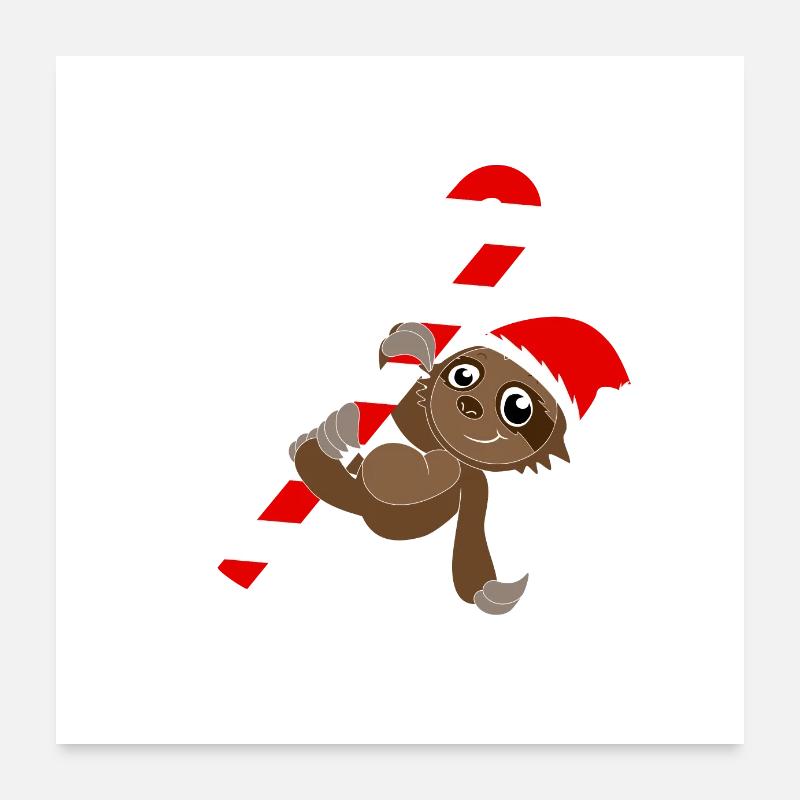 Merry Lazy Christmas Poster 60x60 cm