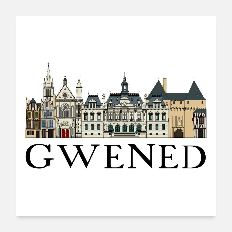 Poster Gwened Poster 60 x 60 cm