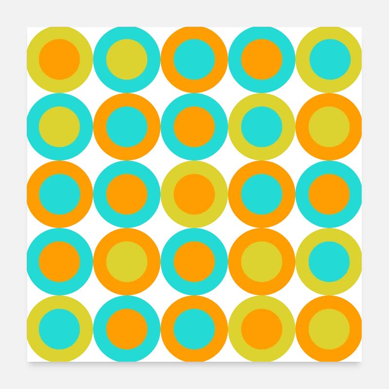 geometric pattern Poster 60x60 cm