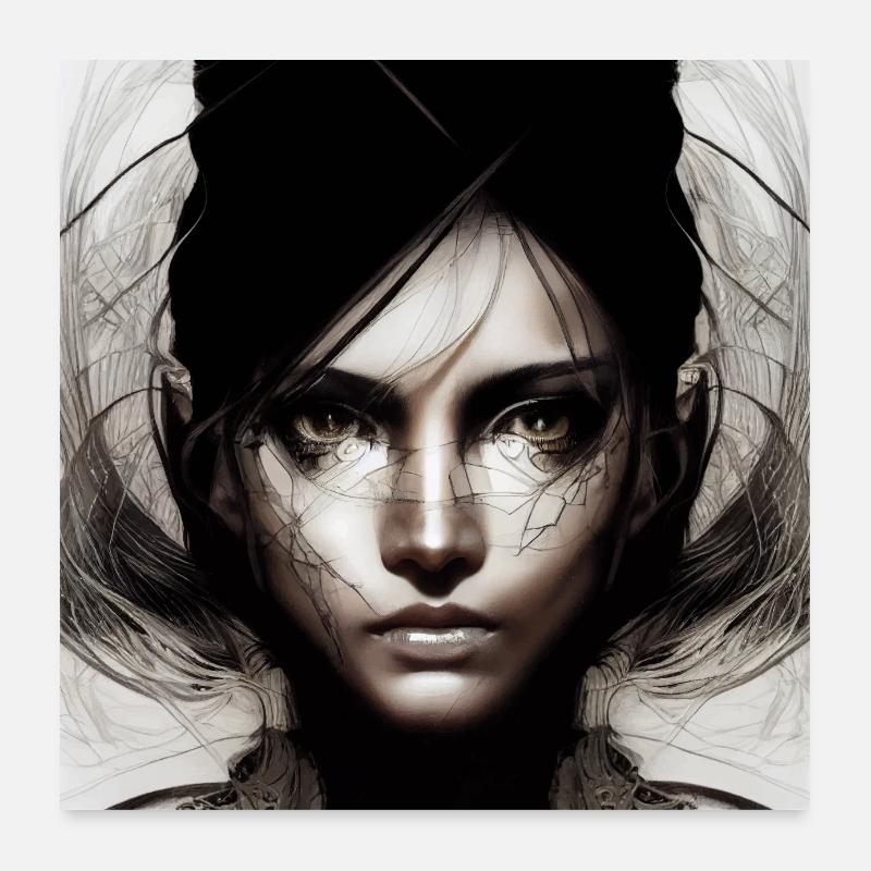 Bêta unique Poster 60 x 60 cm