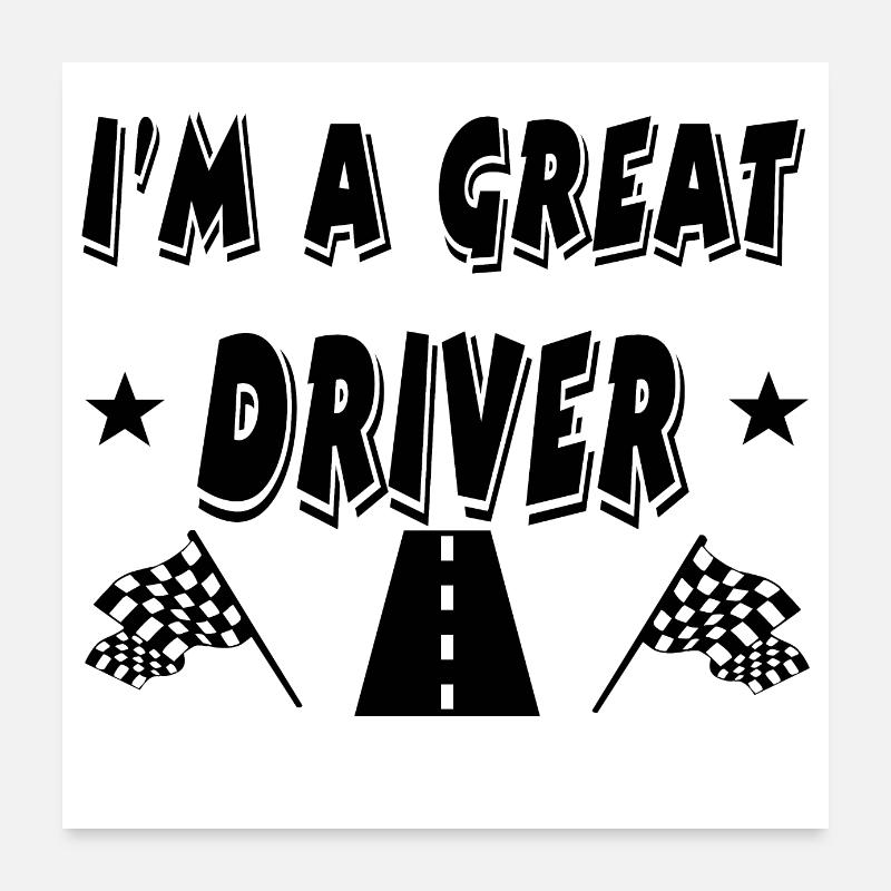 Auto Poster 60x60 cm