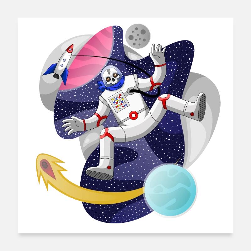 Espace sidéral Poster 60 x 60 cm