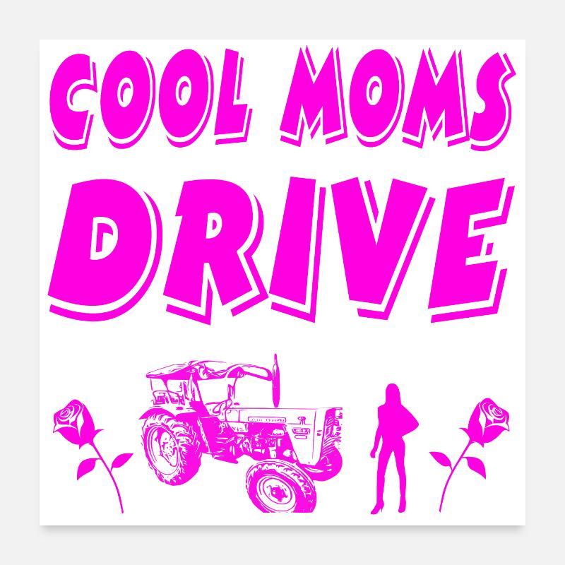 Traktor Poster 60x60 cm