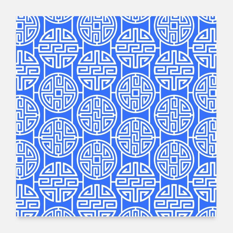 Modèle chinois Poster 60 x 60 cm
