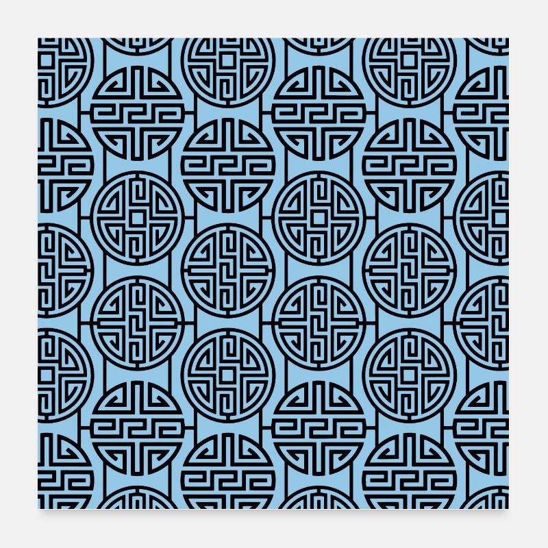 Chinese pattern Poster 24" x 24" (60x60 cm)