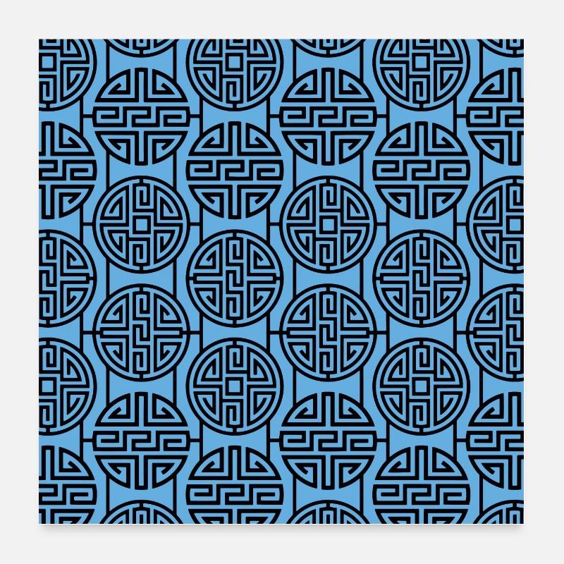 Chinese pattern Poster 24" x 24" (60x60 cm)