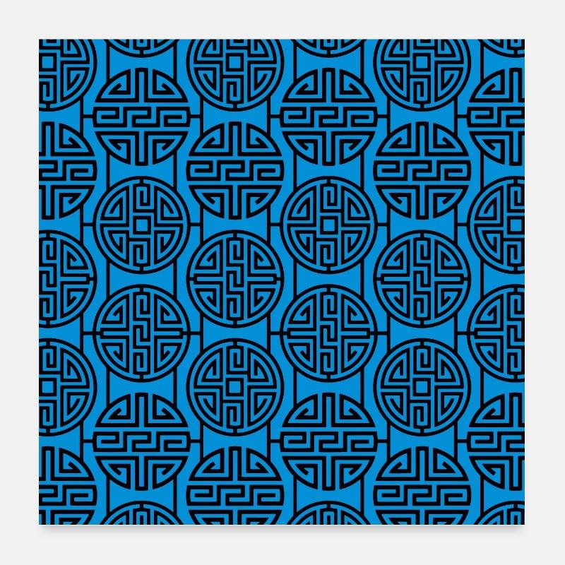 Chinese pattern Poster 24" x 24" (60x60 cm)