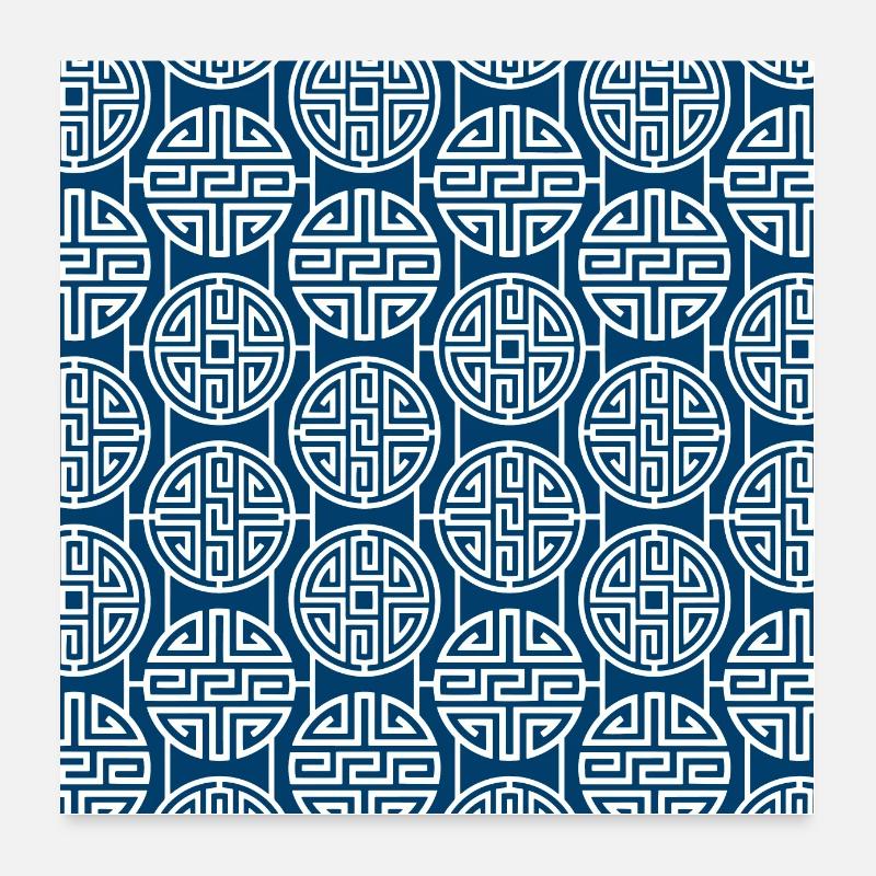 Modèle chinois Poster 60 x 60 cm