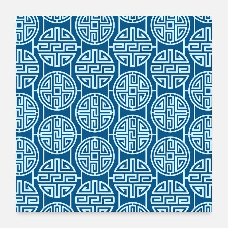 Chinese pattern Poster 24" x 24" (60x60 cm)
